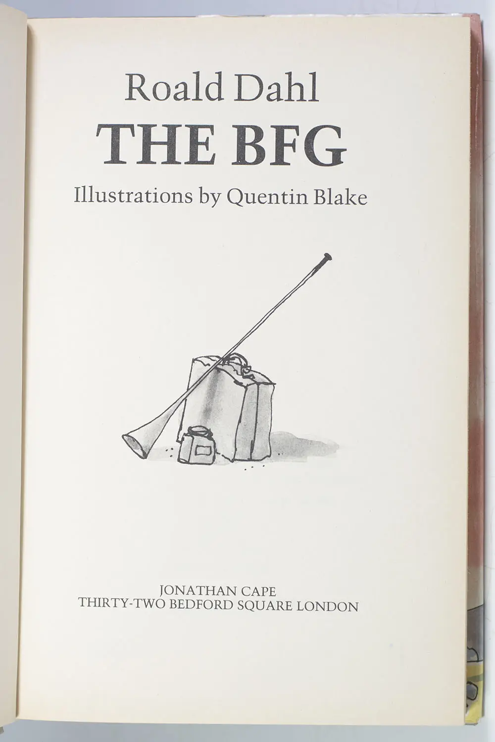 The BFG: Illustrations by Quentin Blake.