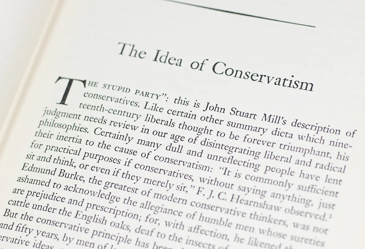The Conservative Mind: From Burke to Eliot.