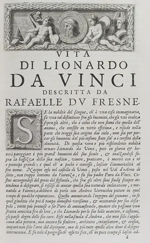 Trattato della Pittura di Lionardo da Vinci.