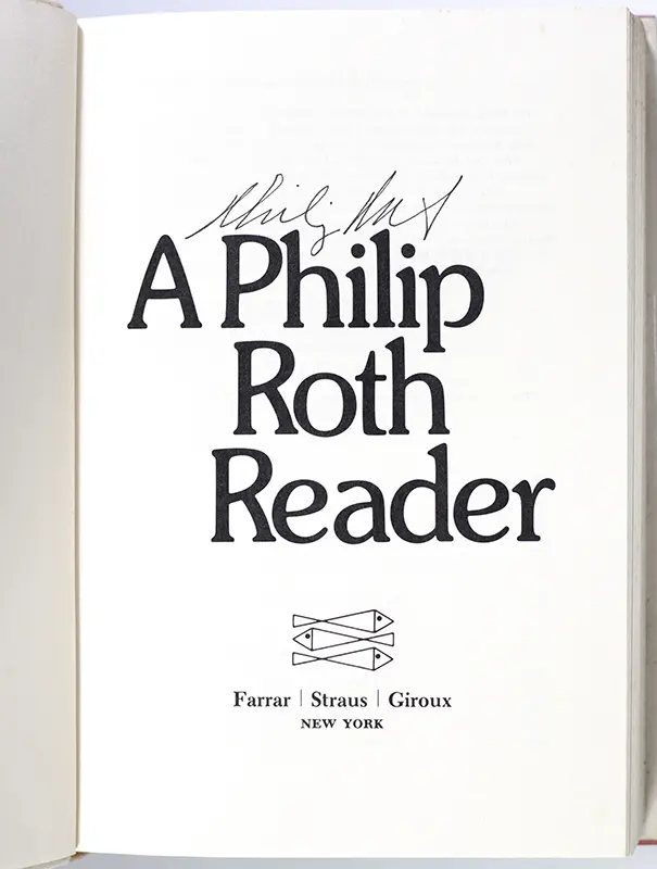 A Philip Roth Reader.