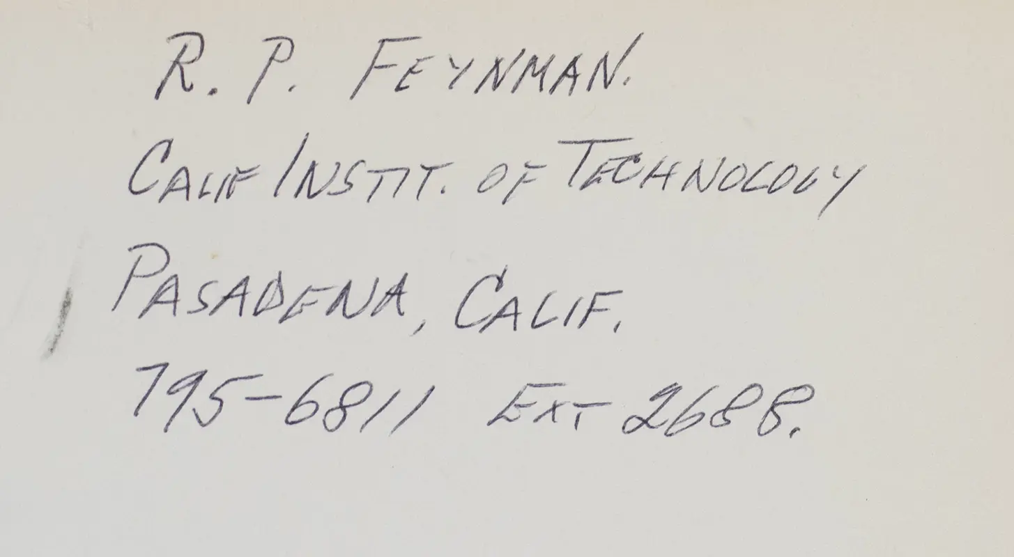 The Feynman Lectures On Physics.