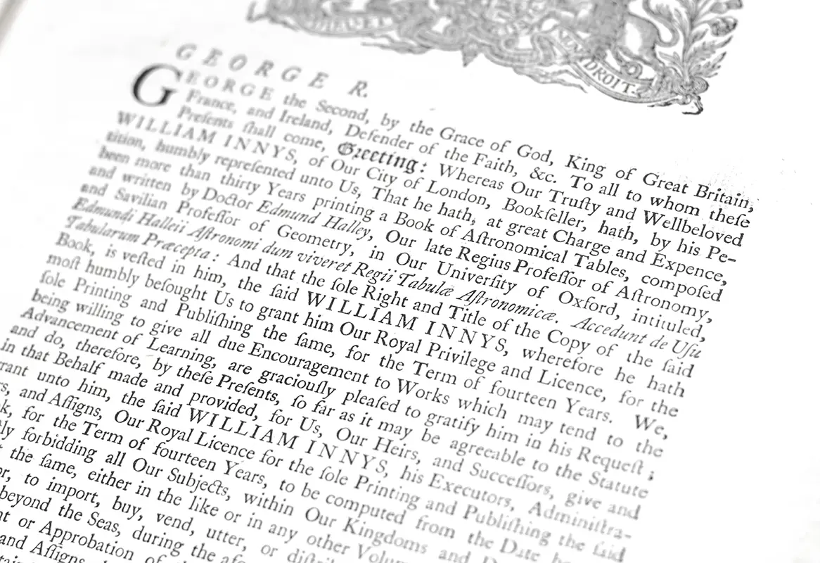 Astronomical Tables with Precepts both in English and Latin for Computing the Places of the Sun, Moon, Planets, and Comets.
