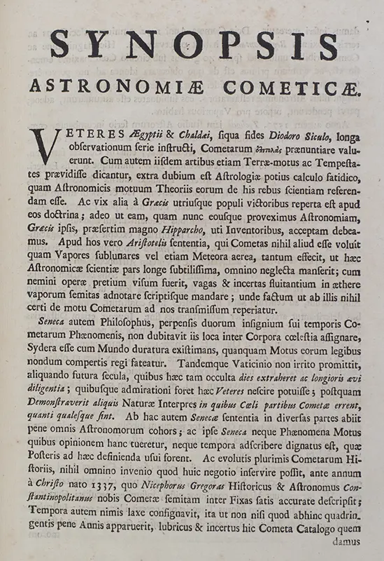 Astronomical Tables with Precepts both in English and Latin for Computing the Places of the Sun, Moon, Planets, and Comets.