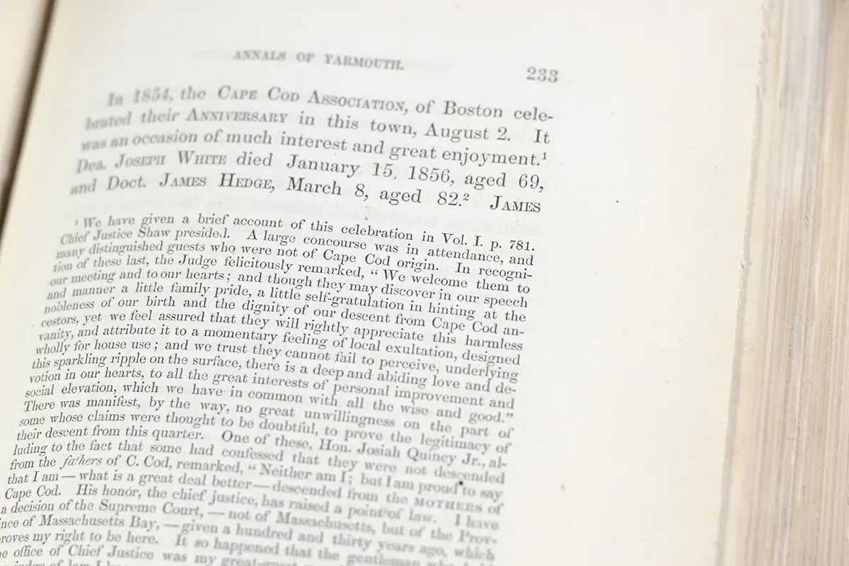 The History of Cape Cod: The Annals of Barnstable County and of Its Several Towns. Including the District of Mashpee.