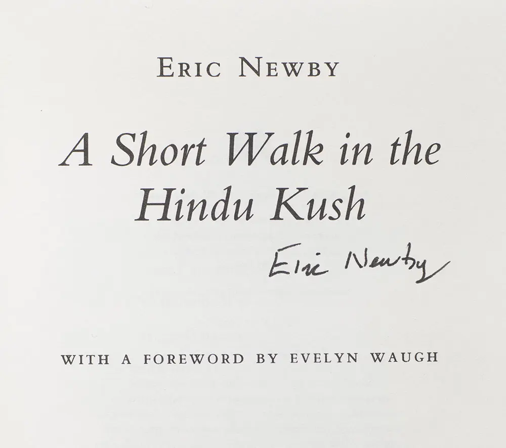 A Short Walk In the Hindu Kush.