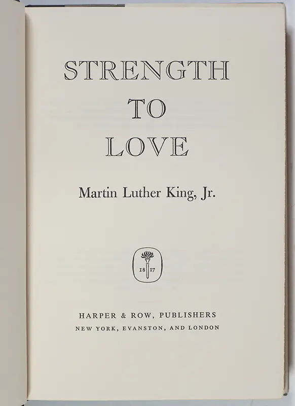 Strength to Love.