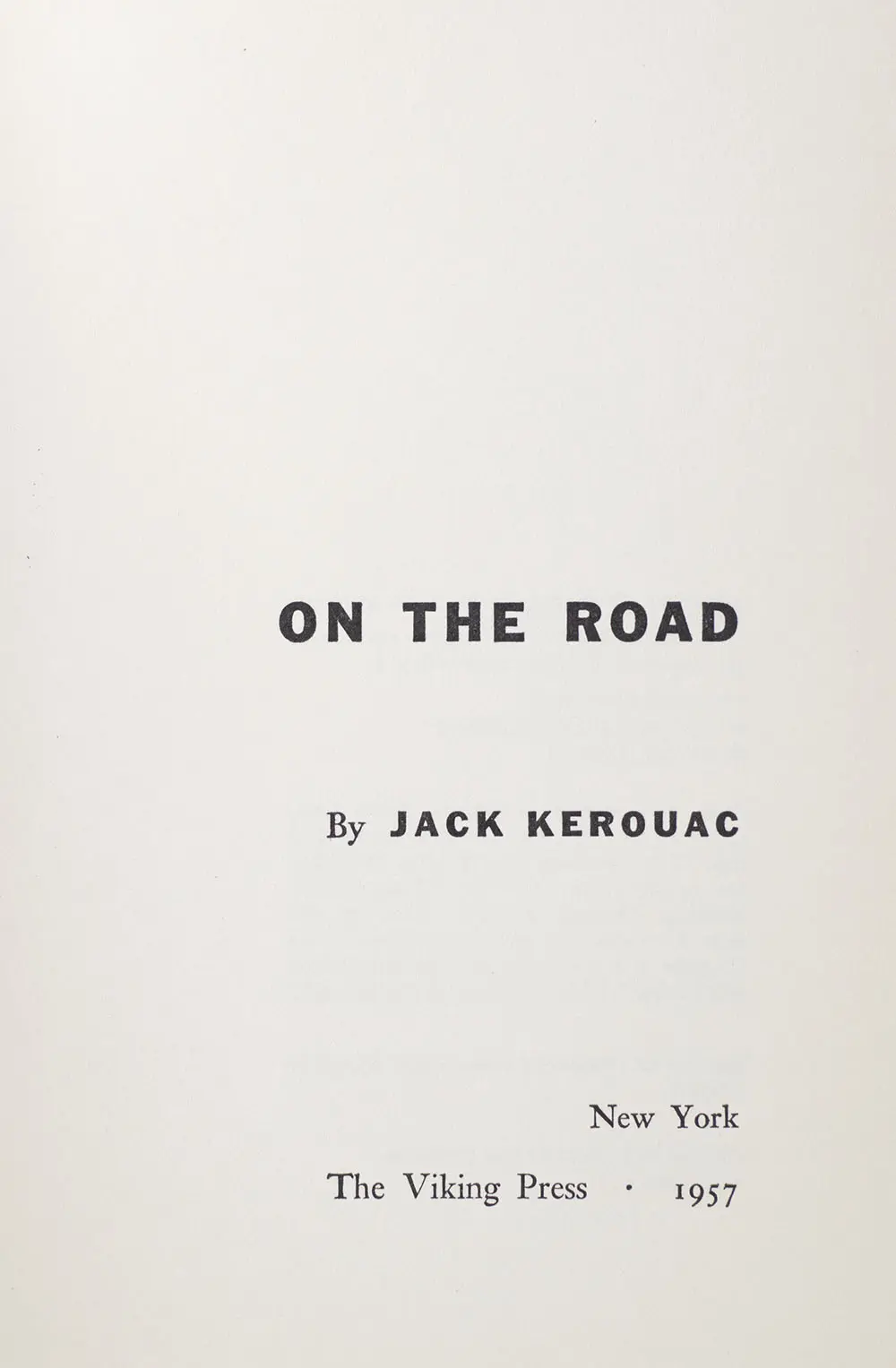 On The Road.
