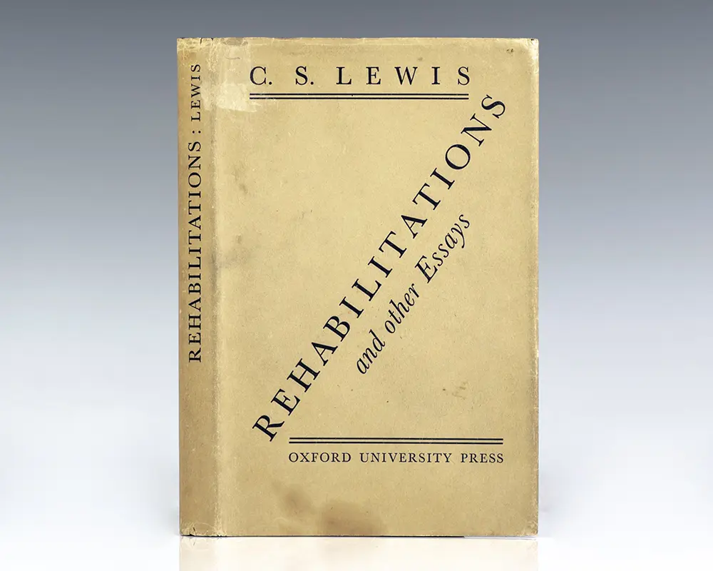 Rehabilitations and Other Essays.