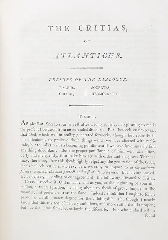 The Works of Plato, Viz. His Fifty-Five Dialogues, and Twelve Epistles, Translated From the Greek; Nine of the Dialogues by the Late Floyer Sydenham, and the Remainder by Thomas Taylor: With Occasional Annotations on the Nine Dialogues Translated by Sydenham, and Copious Notes, by the Latter Translator.