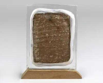 Ancient Sumerian Cuneiform Tablet.