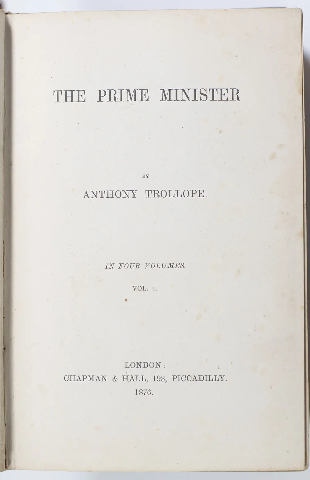 The Prime Minister.