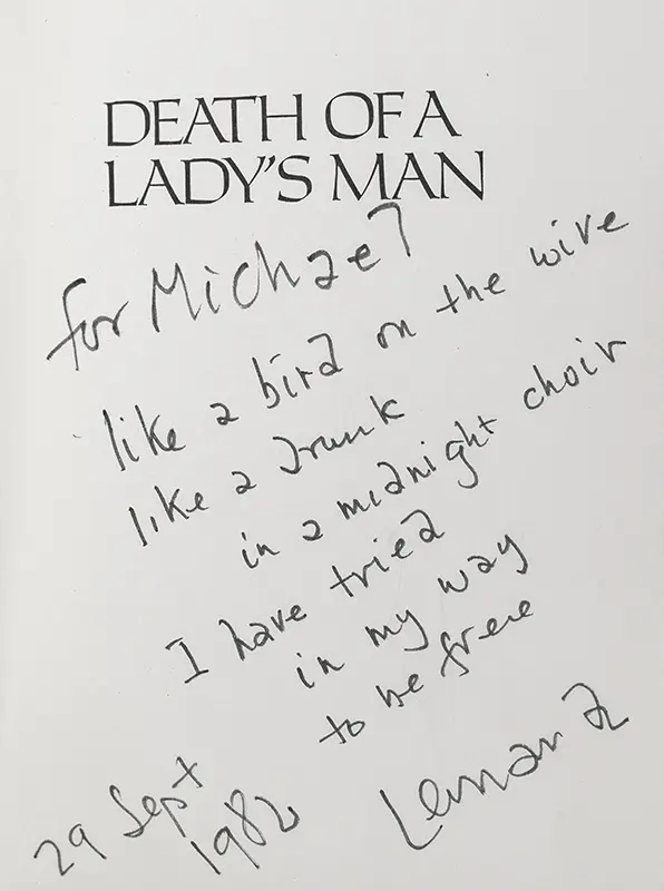 Death of a Lady's Man.