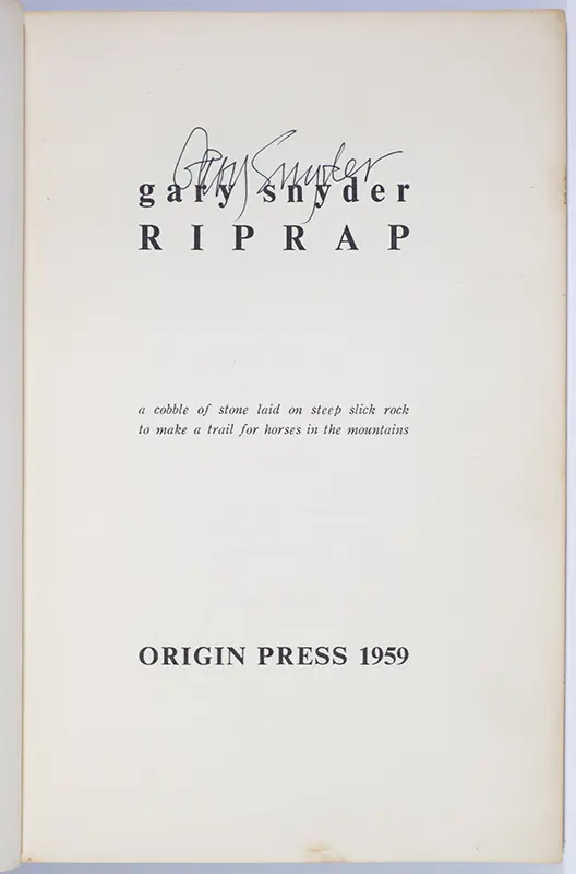 Riprap.