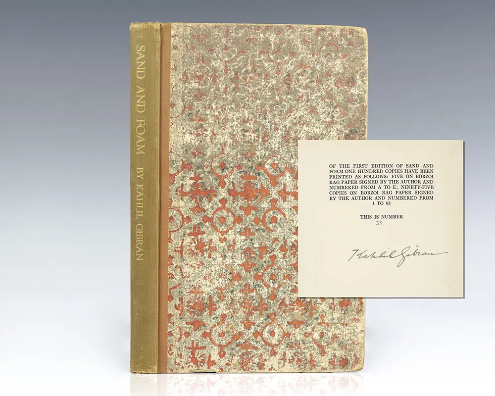 Sand and Foam: A Book of Aphorisms.