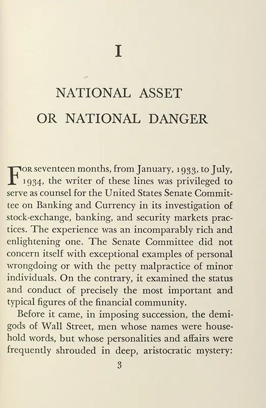 Wall Street Under Oath: The Story of Our Modern Money Changers.