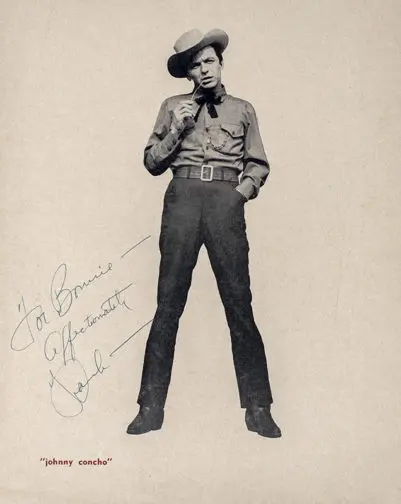 Frank Sinatra Signed "Johnny Concho" Poster.
