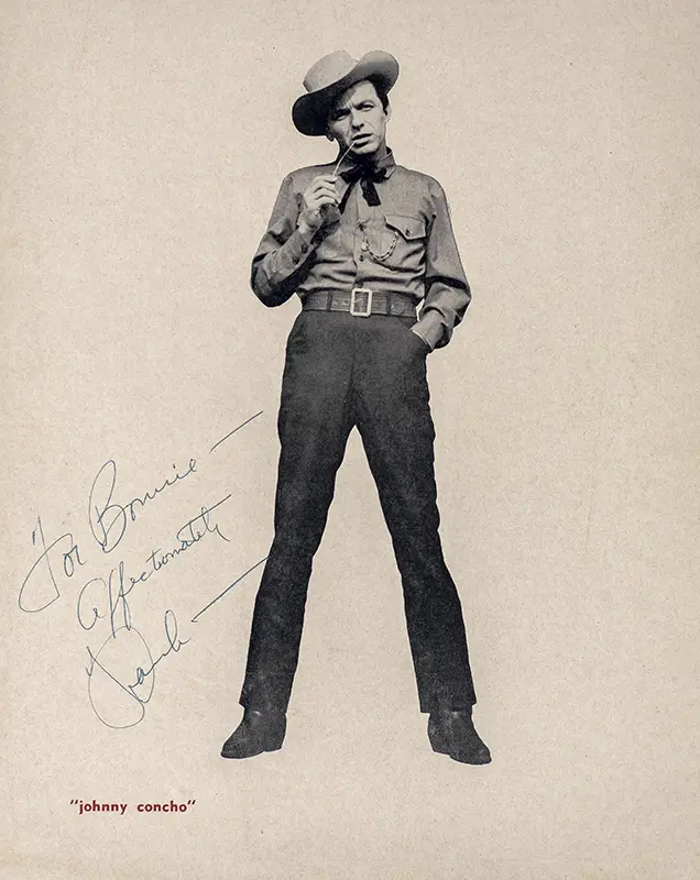 Frank Sinatra Signed "Johnny Concho" Poster.