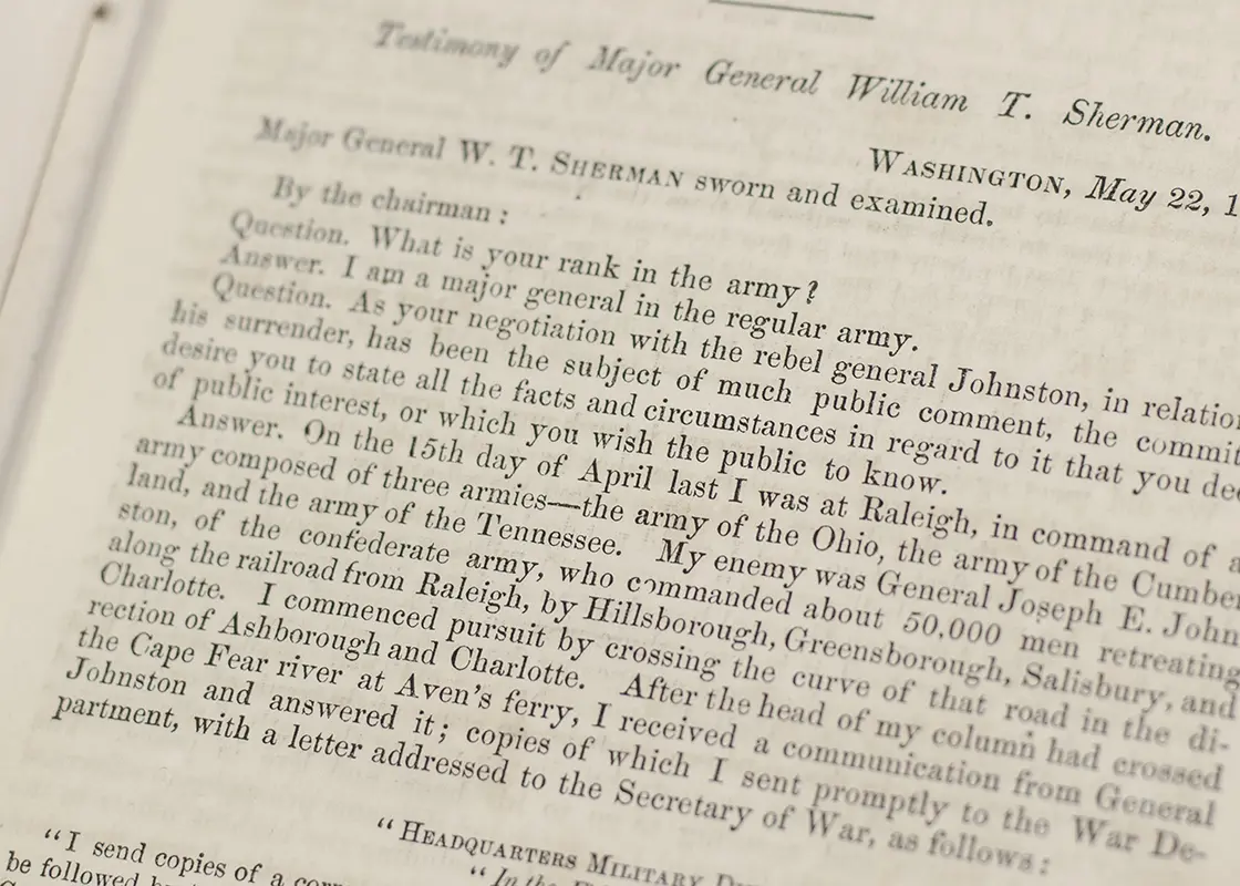 Report of the Joint Committee on the Conduct of the War, at the Second Session Thirty-Eighth Congress.