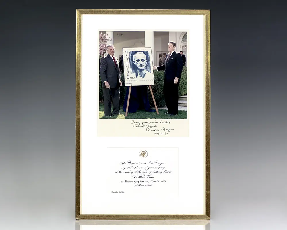 Ronald Reagan Signed Photograph.