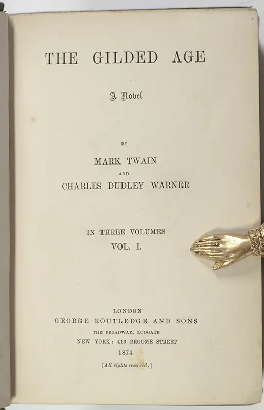 The Gilded Age: A Novel.