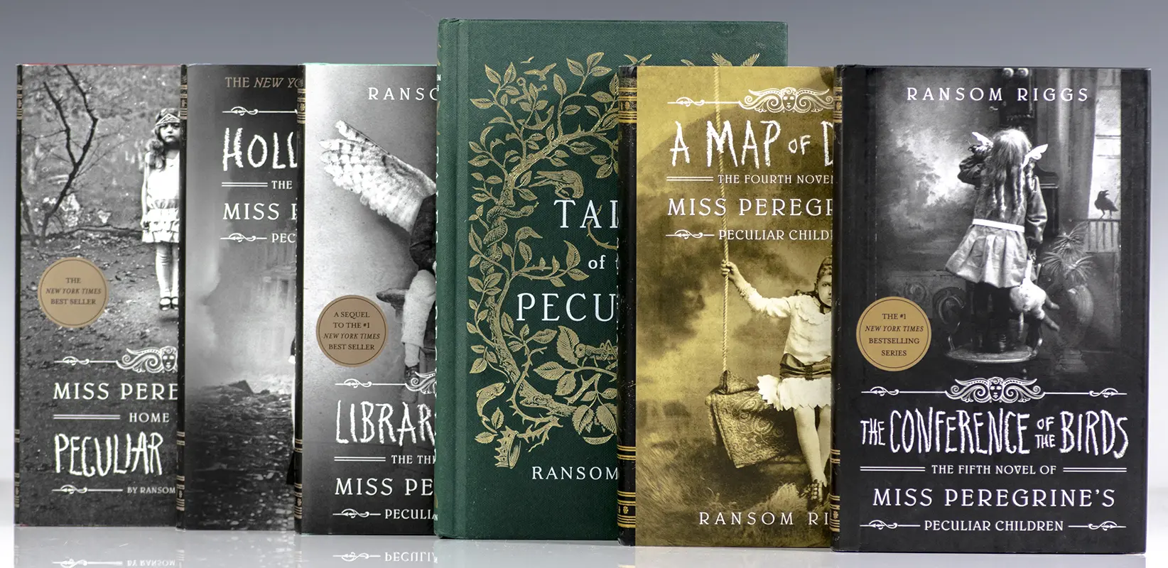 The Miss Peregrine Series Including: Miss Peregrine's Home for Peculiar Children, Hollow City, Library of Souls, Tales of the Peculiar, Map of Days, The Conference of the Birds.
