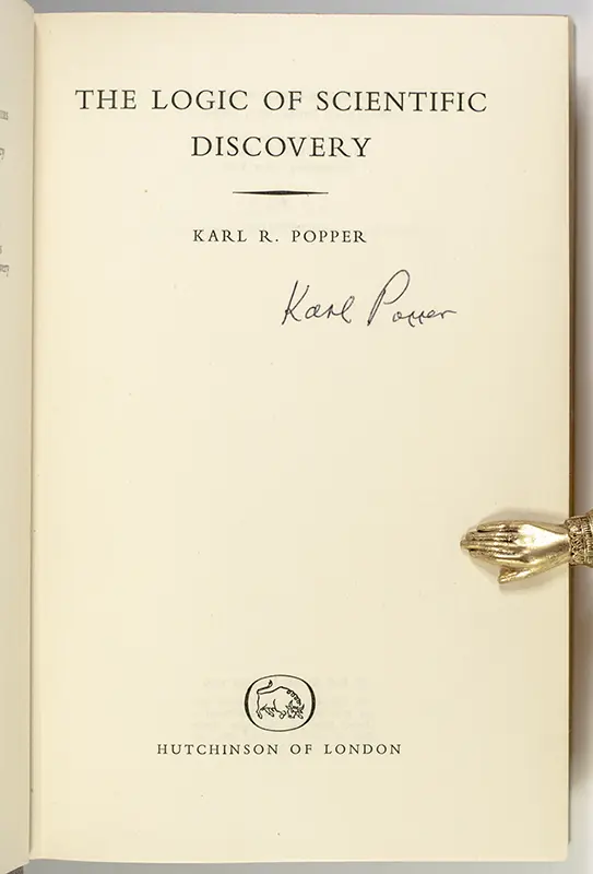 The Logic of Scientific Discovery.
