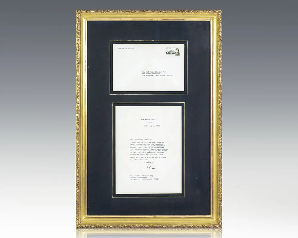 Ronald Reagan Typed Letter Signed.