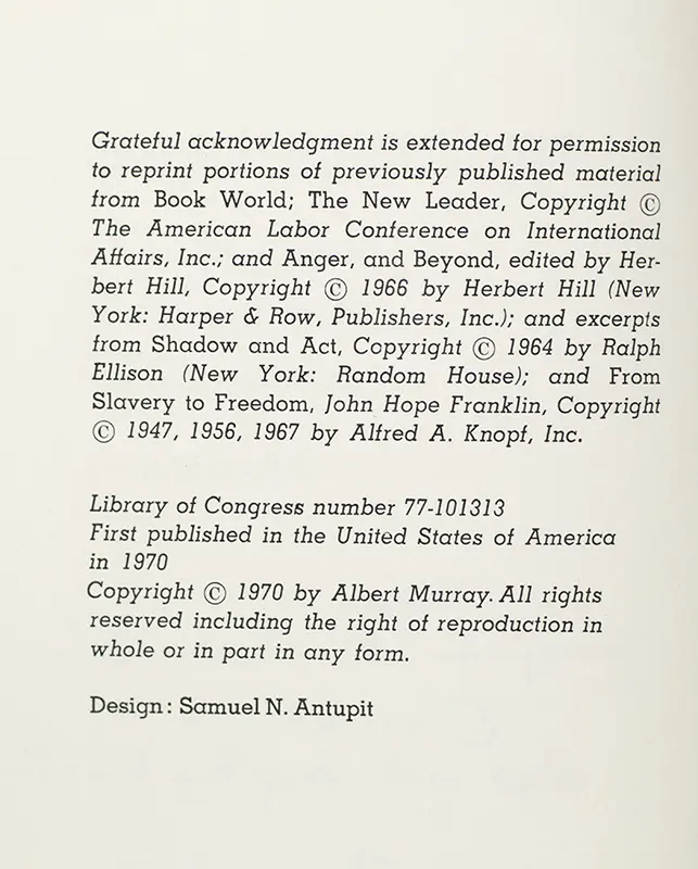 Omni-Americans: New Perspectives on Black Experience and American Culture.