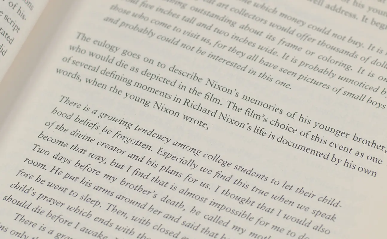 Nixon: An Oliver Stone Film.