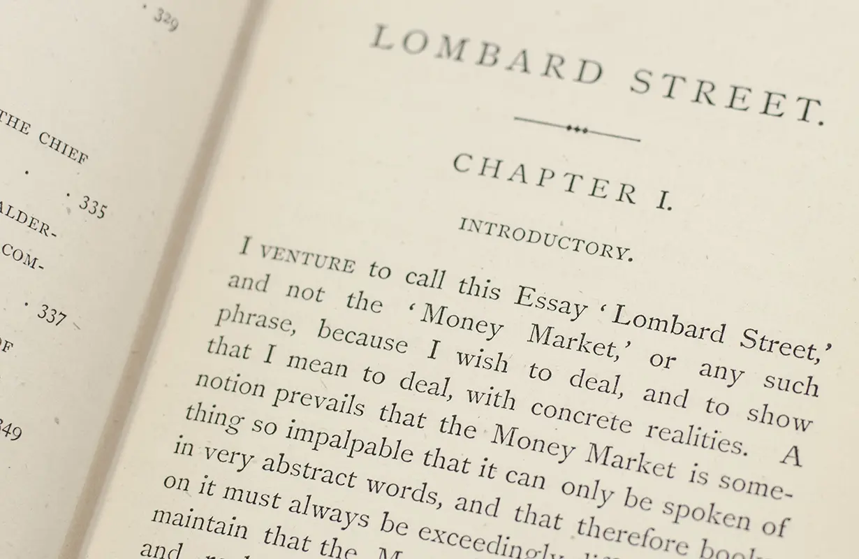 Lombard Street: A Description of the Money Market.