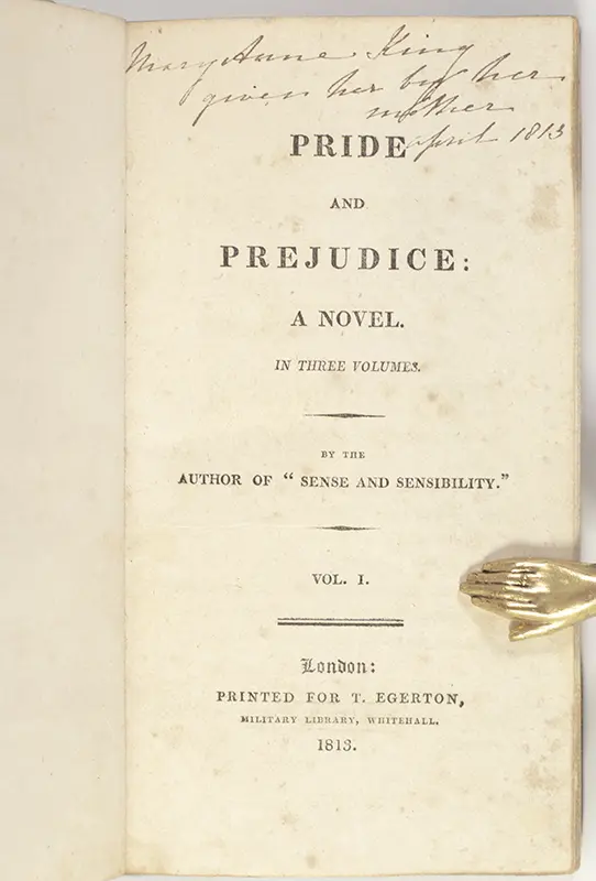 Pride and Prejudice.