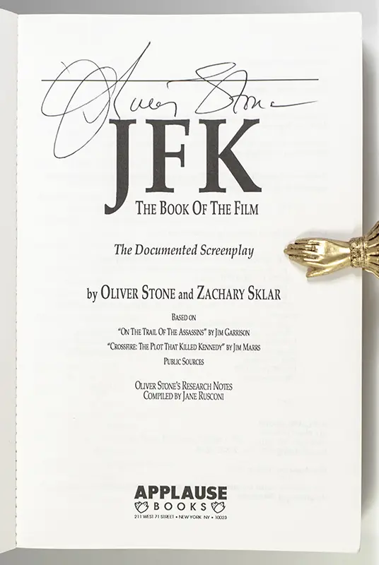JFK: The Documented Screenplay.