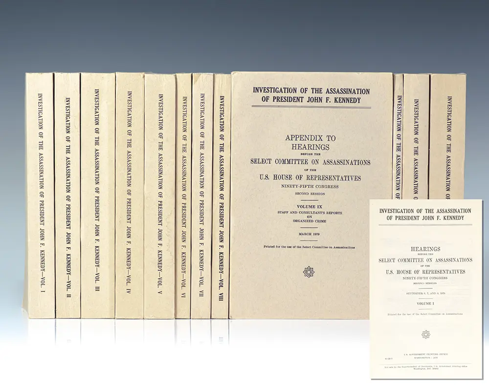 Investigation of the Assassination of President John F. Kennedy.
