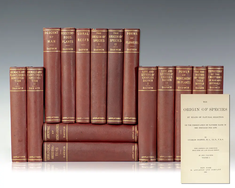 The Works of Charles Darwin. Including: The Origin of Species; The Descent of Man; Variation of Plants and Animals Under Domestication; Formation of Vegetable Mould; The Effects of Cross and Self Fertilisation in the Vegetable Kingdom; The Movement and Habits of Climbing Plants; The Various Contrivances by Which Orchids are Fertilised by Insects. Second Edition, Revised. A Naturalist’s Voyage. Journal of Researches into the Natural History and Geology of Countries Visited During the Voyage of the H.M.S Beagle; The Different Forms of Flowers on Plants of the Same Species.