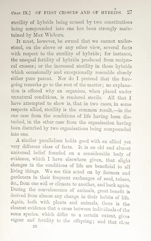 The Works of Charles Darwin. Including: The Origin of Species; The Descent of Man; Variation of Plants and Animals Under Domestication; Formation of Vegetable Mould; The Effects of Cross and Self Fertilisation in the Vegetable Kingdom; The Movement and Habits of Climbing Plants; The Various Contrivances by Which Orchids are Fertilised by Insects. Second Edition, Revised. A Naturalist's Voyage. Journal of Researches into the Natural History and Geology of Countries Visited During the Voyage of the H.M.S Beagle; The Different Forms of Flowers on Plants of the Same Species.