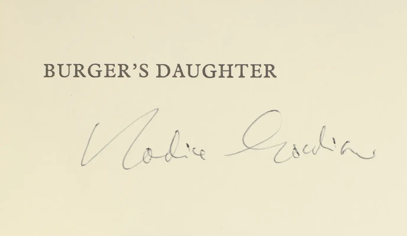 Burger's Daughter.