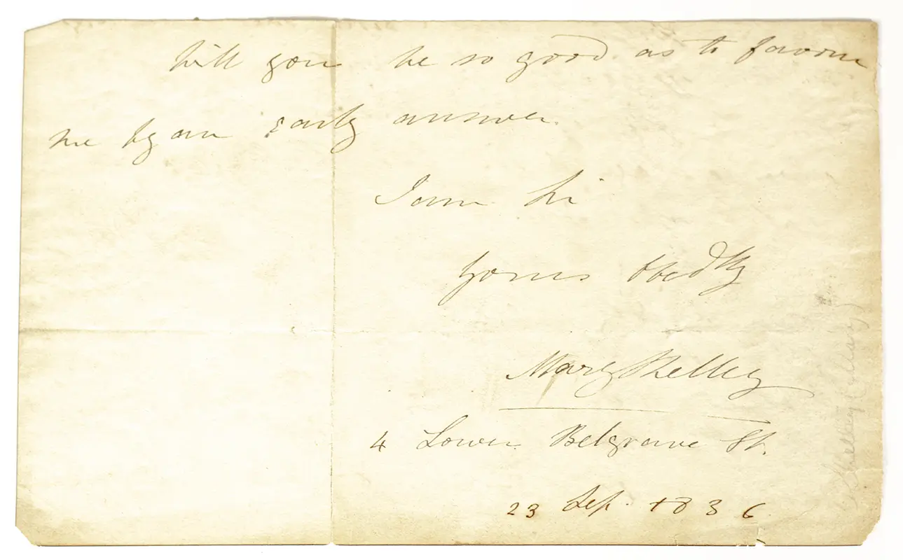 Mrs. Shelley.