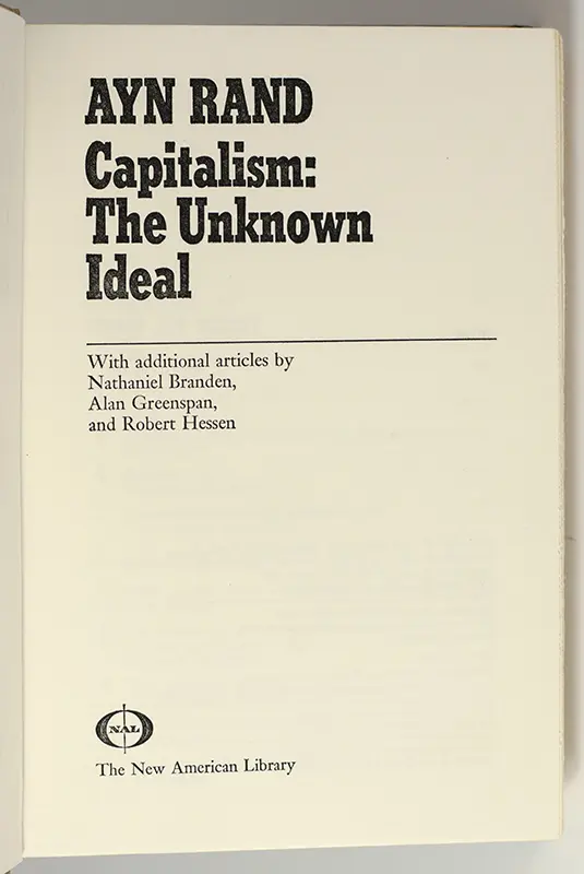 Capitalism: The Unknown Ideal.