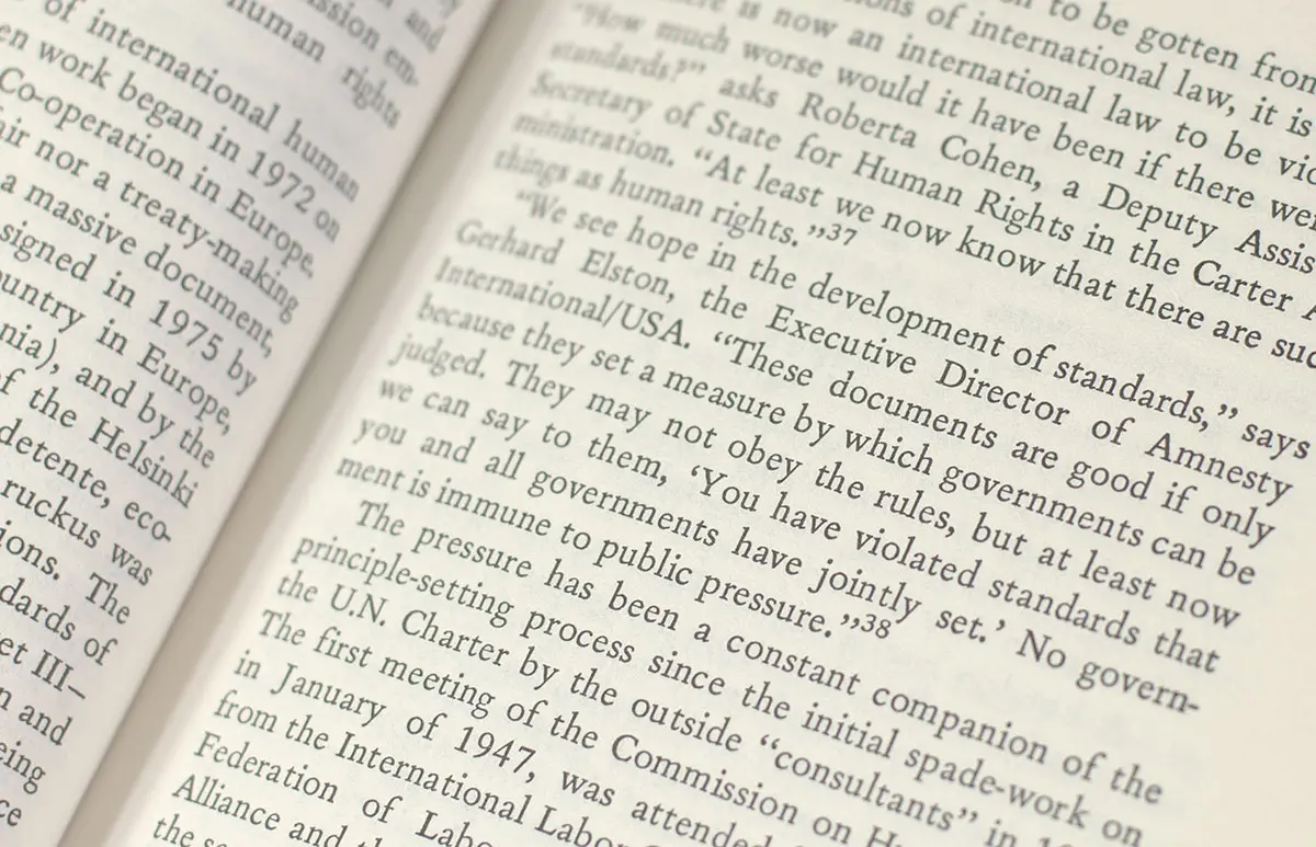 The International Bill of Human Rights.