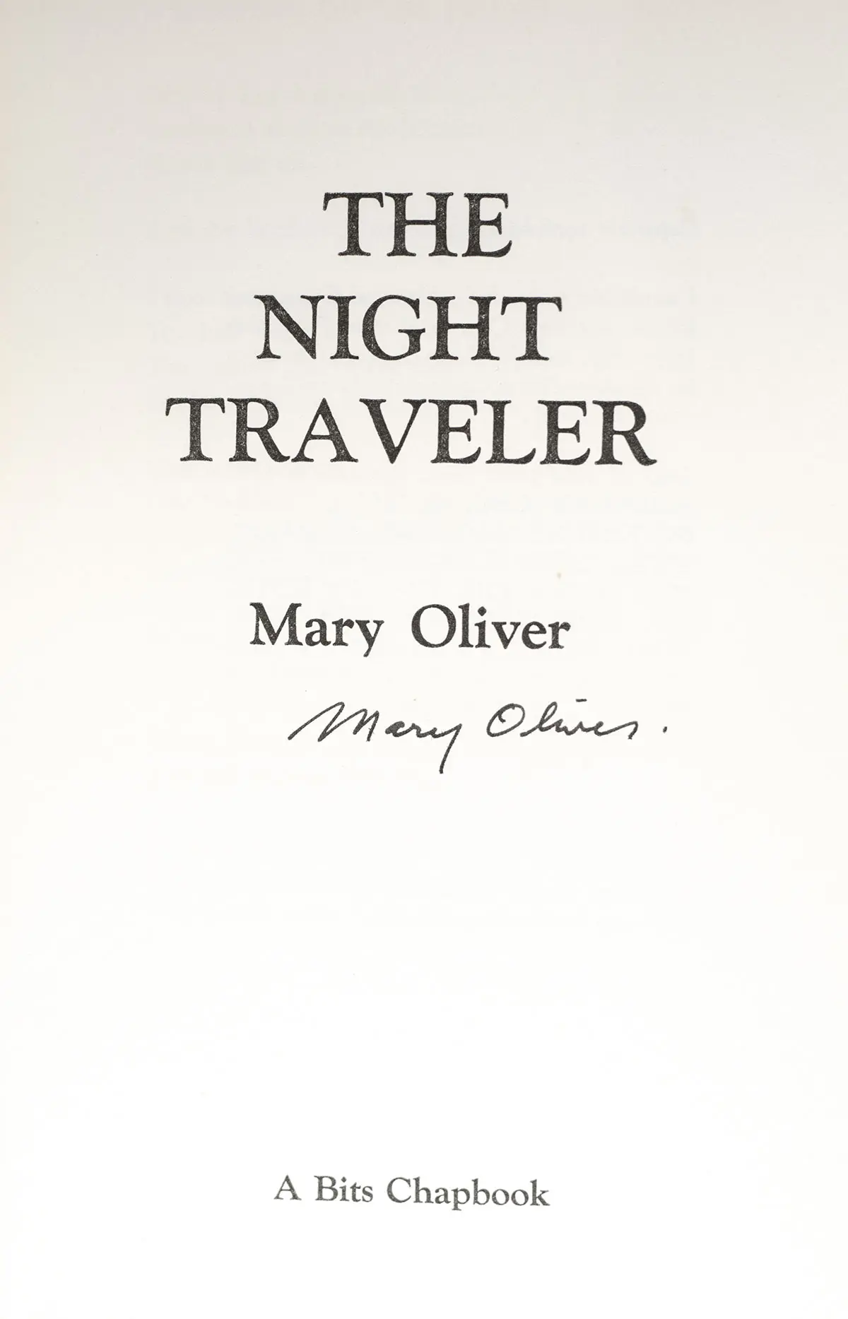 The Night Traveler.