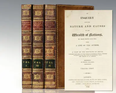 An Inquiry into the Nature and Causes of the Wealth of Nations.