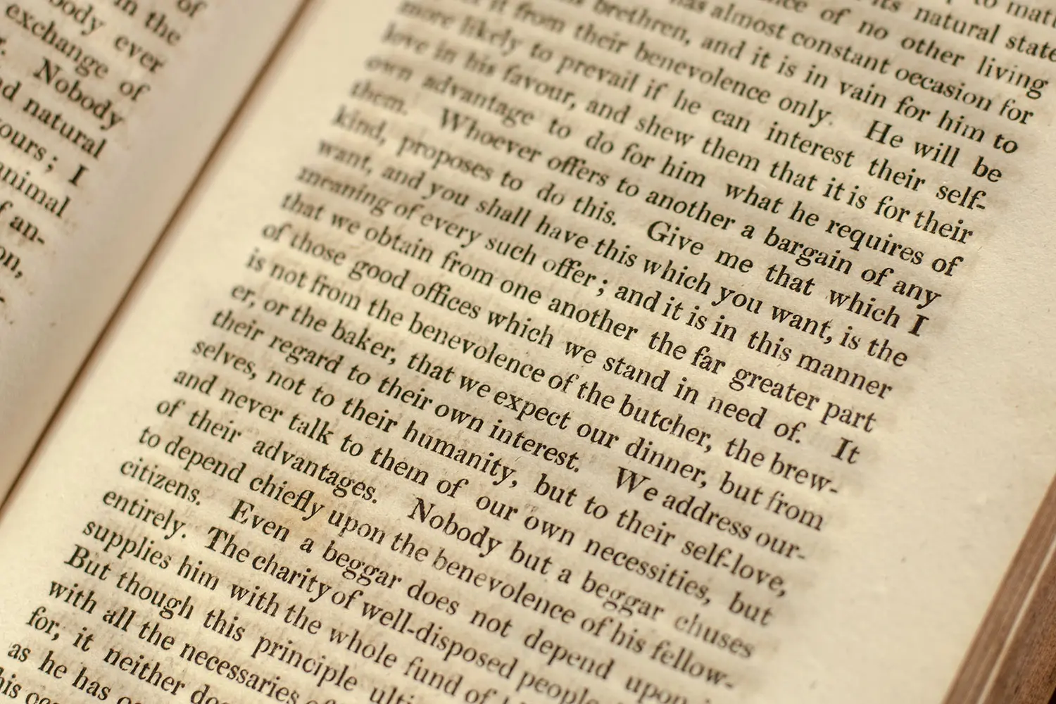 An Inquiry into the Nature and Causes of the Wealth of Nations.