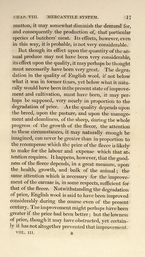An Inquiry into the Nature and Causes of the Wealth of Nations.