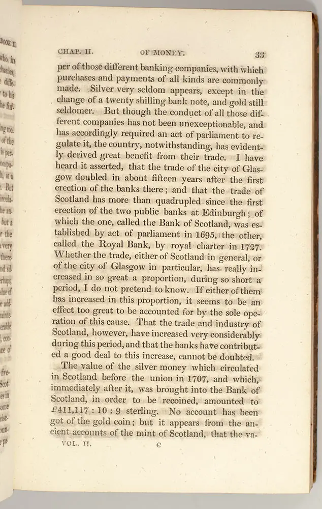 An Inquiry into the Nature and Causes of the Wealth of Nations.
