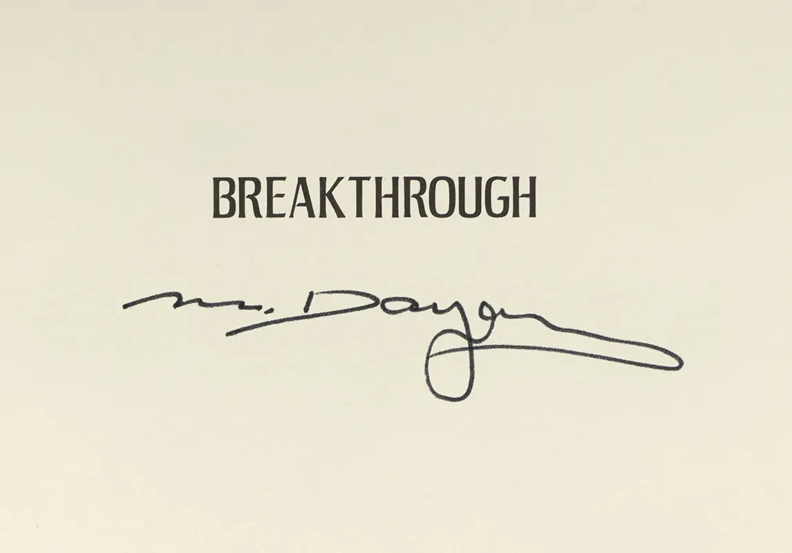Breakthrough: A Personal Account of the Egypt-Israel Peace Negotiations.