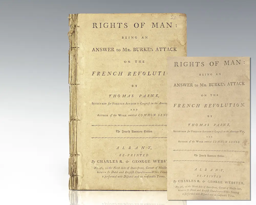 Rights of Man: Being an Answer to Burke’s Attack on the French Revolution.