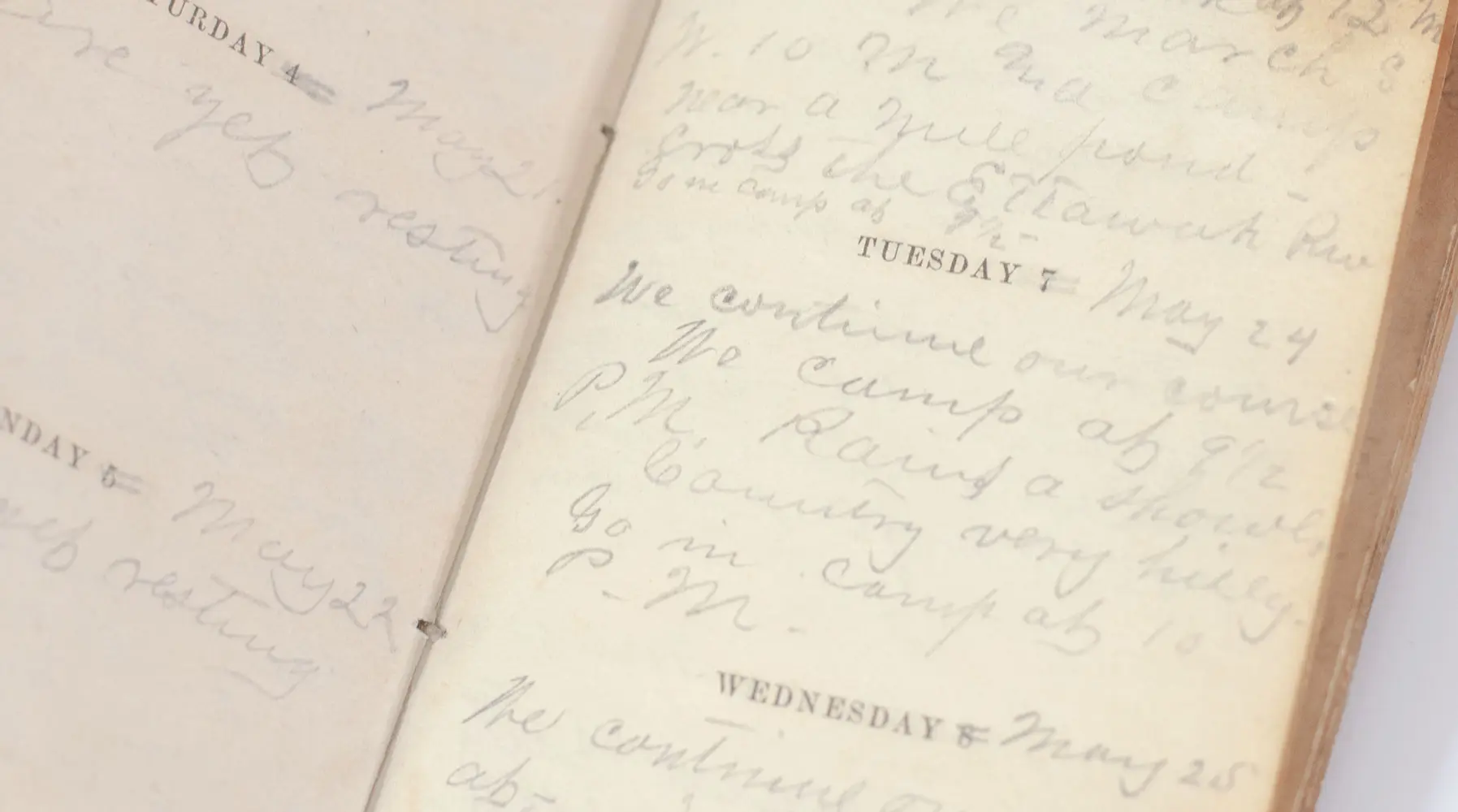 Pocket Diary of Assistant Surgeon Robert P. Davis, 84th Indiana Regiment.