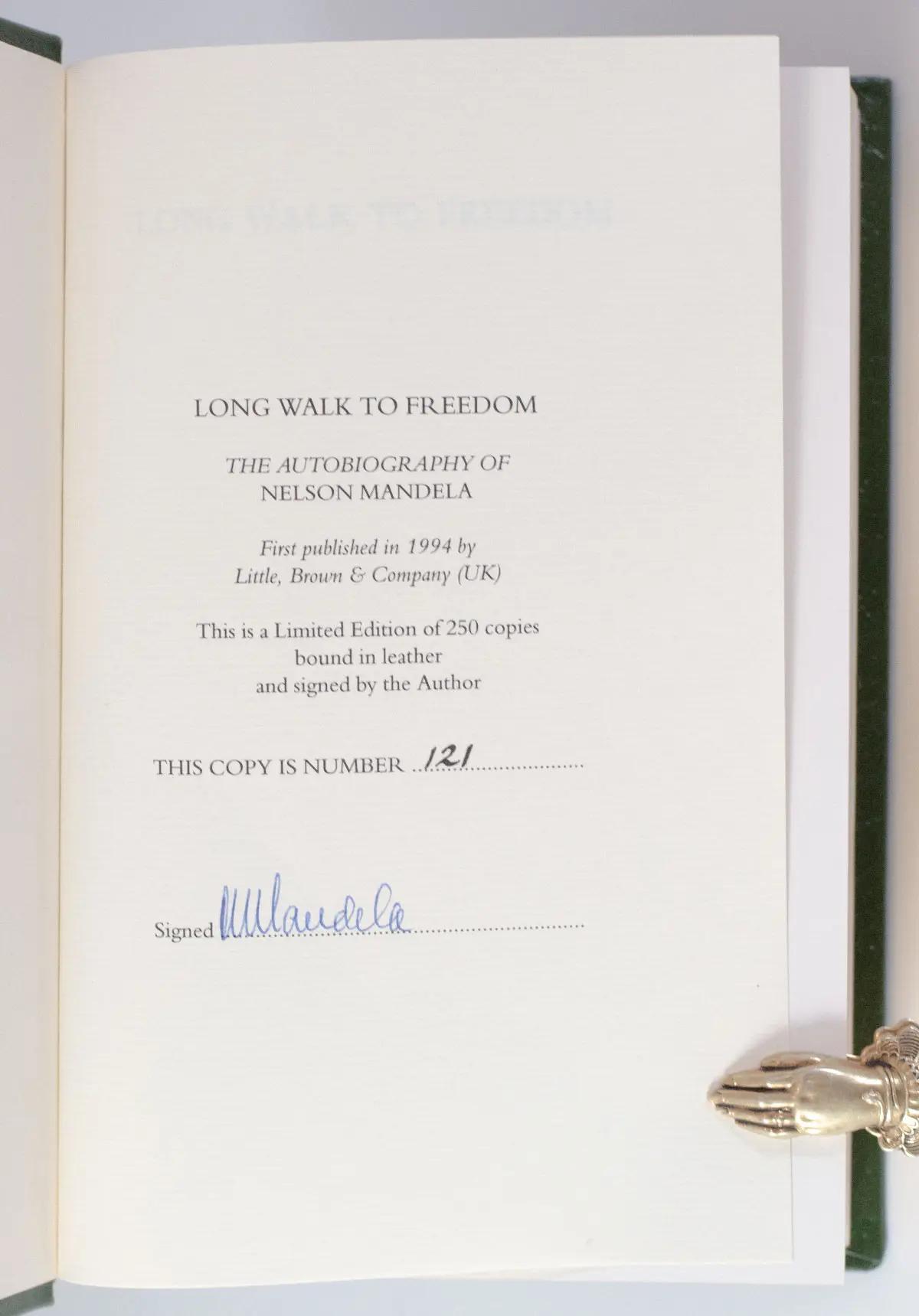 Long Walk To Freedom.