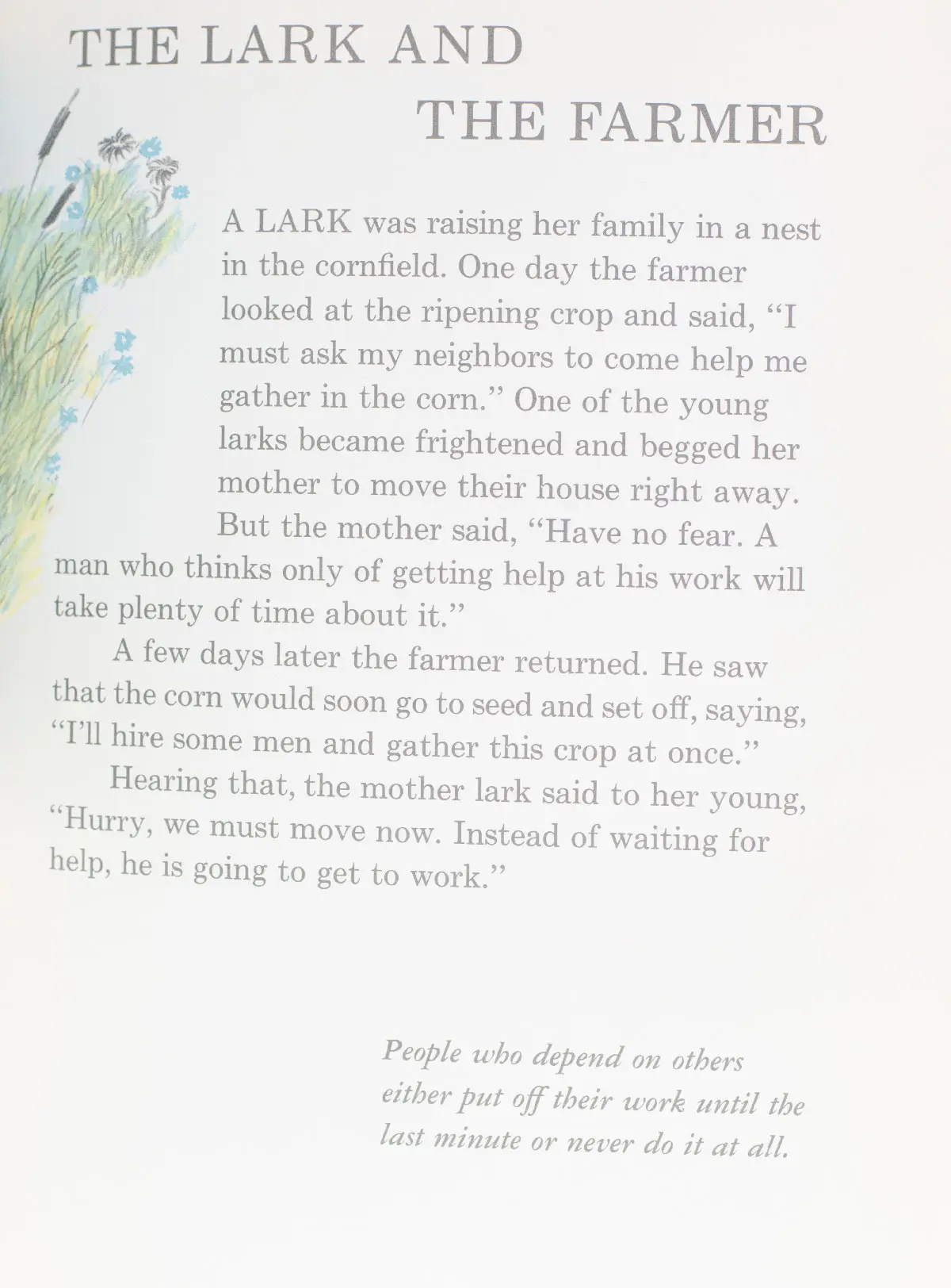 Aesop's Fables.