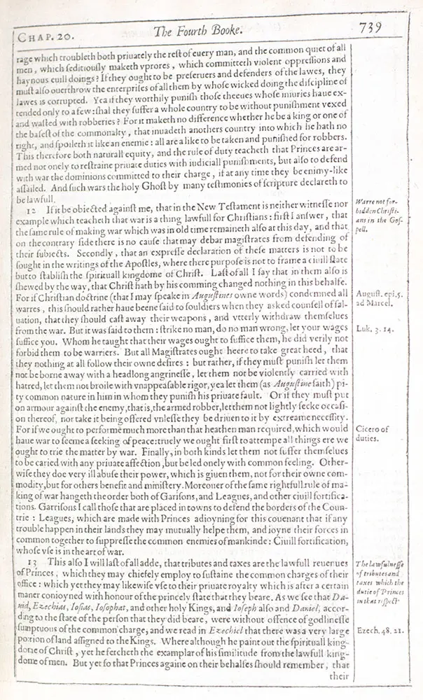 The Institution Of Christian Religion, Written In Latin By M. John Calvine, Translated Into English According To The Authors Last Edition; With Sundry Tables To Finde The Principall Matters Intreated Of In This Booke.